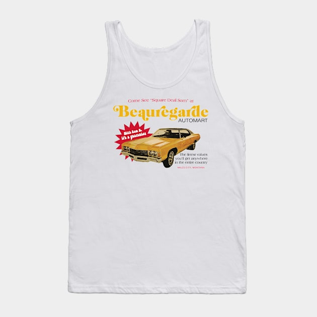 Beauregarde AutoMart - Willy Wonka and the Chocolate Factory homage Tank Top by KellyDesignCompany